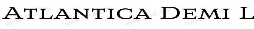 Atlantica Demi LF Bo字体转换